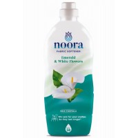 Кондиціонер для білизни Noora Emerald & White Flowers Смарагд і Білі квіти, 928 мл (58 прань)